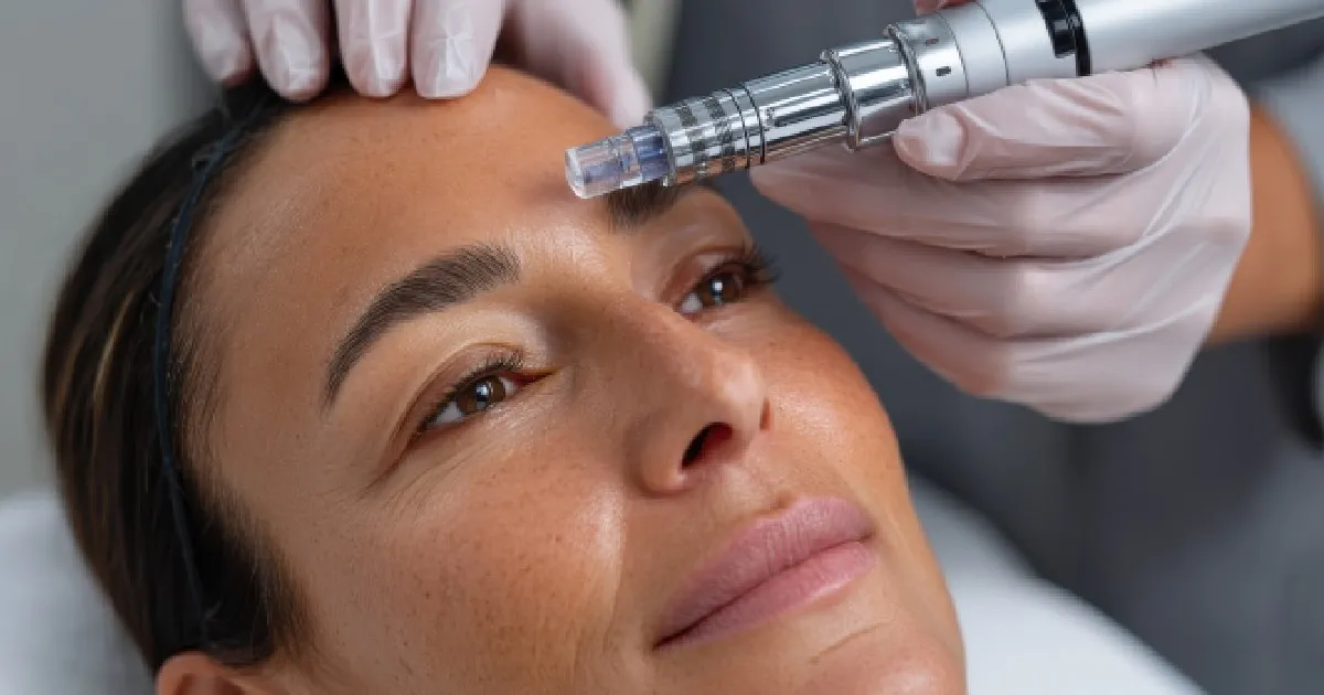 Women Receiving RF Microneedling in Woodinville, WA